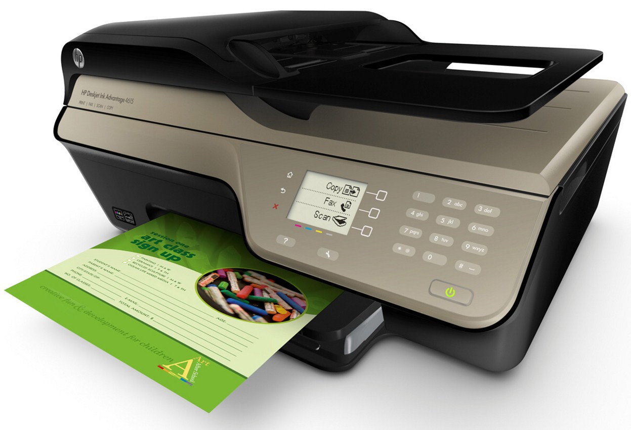 Hp deskjet ink advantage 4615 не печатает